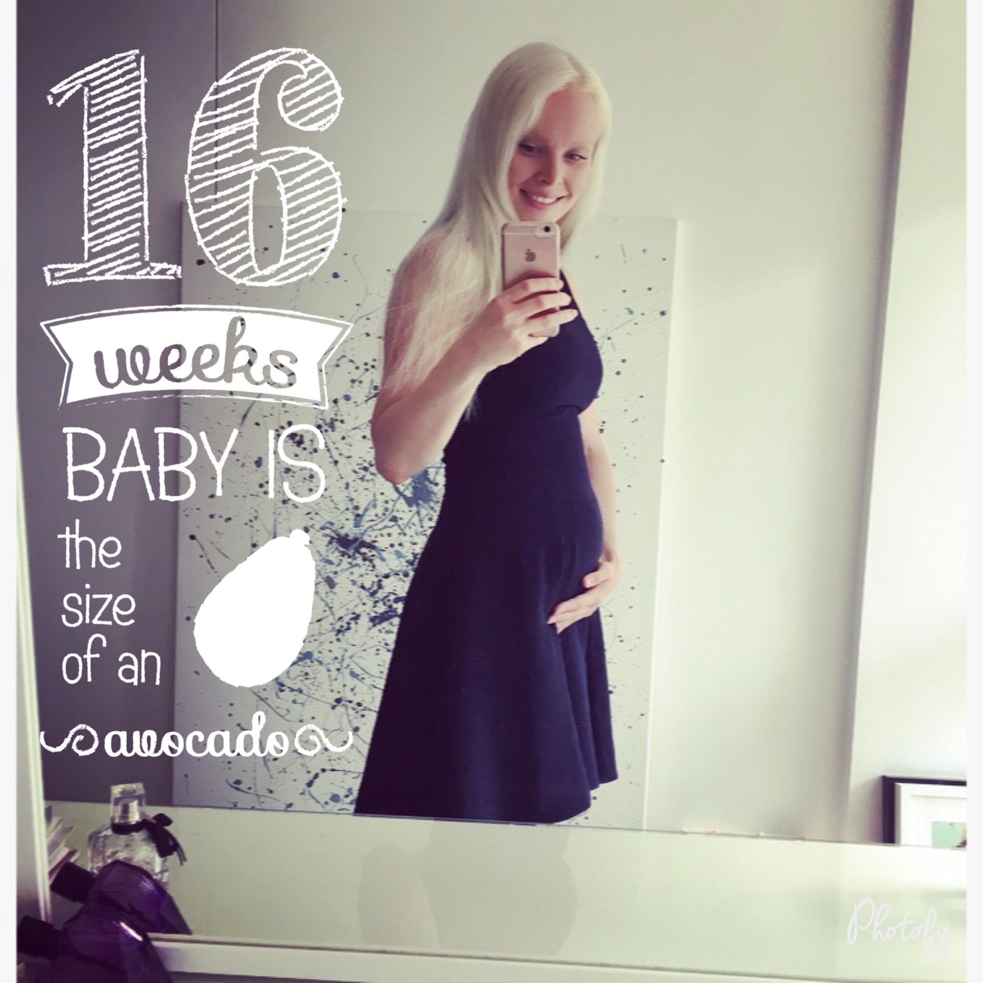 16 weeks pregnant belly 1st baby